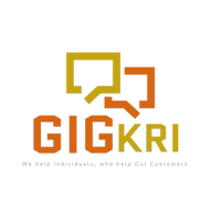 Logo with text and speech bubbles